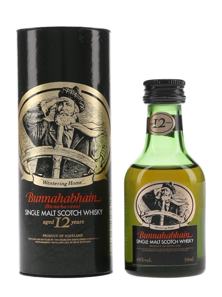 Bunnahabhain 12 Year Old Bottled 1980s-1990s 5cl / 40%