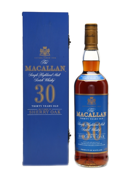 Macallan 30 Years Old Sherry Cask 70cl