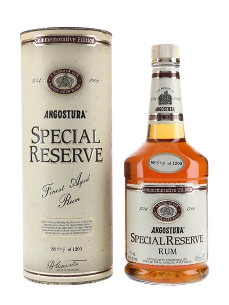 Angostura Special Reserve Commemorative Edition 1824-1996  75cl / 43%