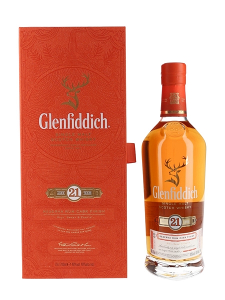 Glenfiddich 21 Year Old Reserva Rum Cask Finish 70cl / 40%