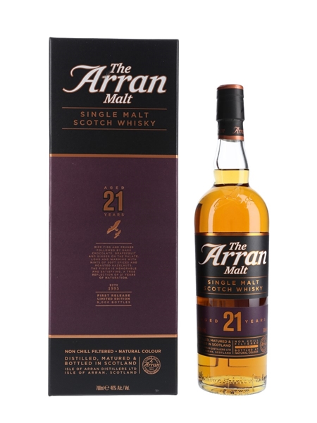 Arran 21 Year Old  70cl / 46%