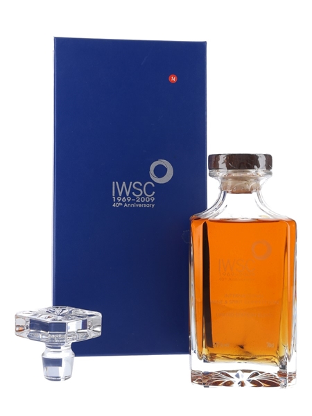 International Wine & Spirit Competition 40th Anniversary Limited Edition Blend IWSC 1969-2009 - Glencairn Crystal Decanter 70cl / 57%