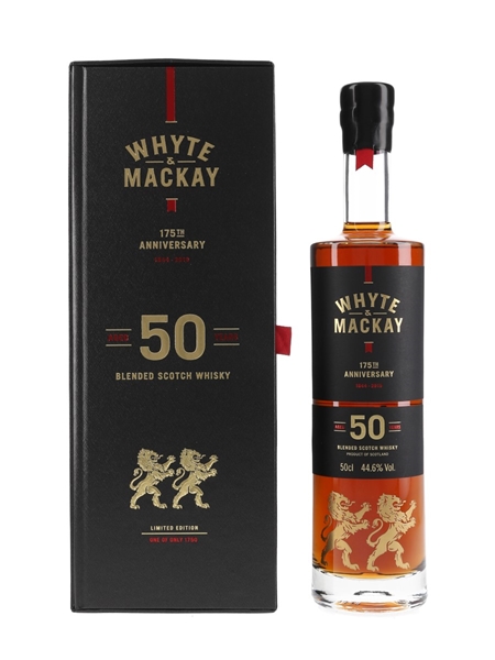 Whyte & Mackay 1966 50 Year Old Bottled 2019 - 175th Anniversary 50cl / 44.6%