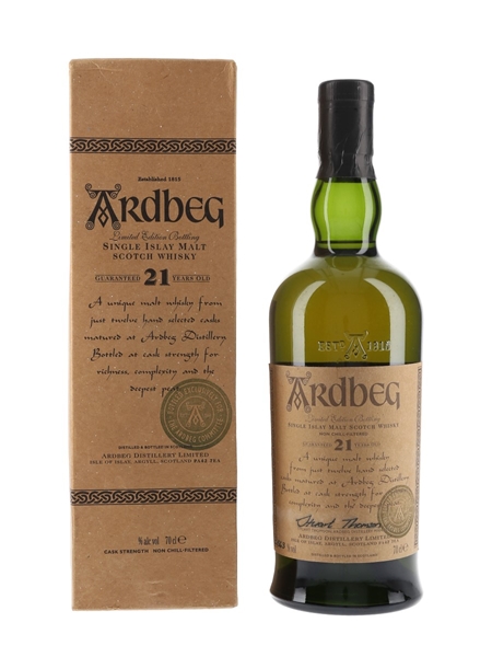 Ardbeg 21 Year Old Bottled 2001 - Ardbeg Committee 70cl / 56.3%