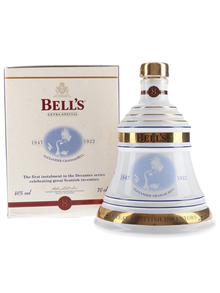 Bell's Christmas 2001 Ceramic Decanter Alexander Graham Bell 70cl / 40%