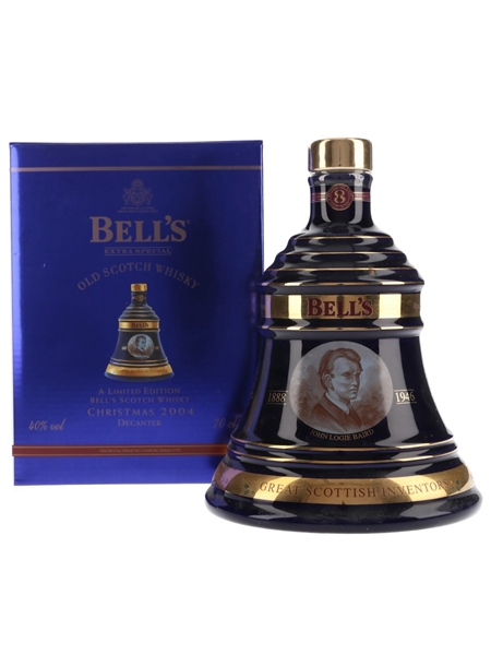 Bell's Christmas 2004 Ceramic Decanter John Logie Baird 70cl / 40%