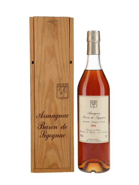 Baron De Sigognac 1954 Armagnac  70cl / 40%