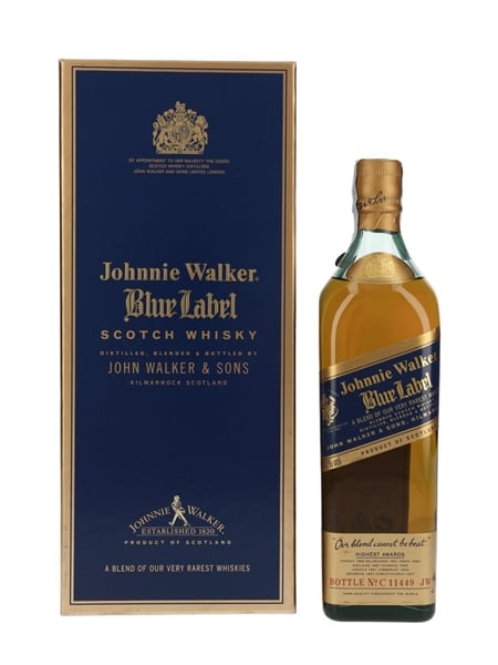 Johnnie Walker Blue Label Bottled 1990s 70cl / 40%