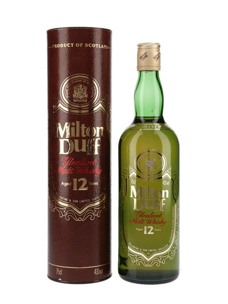 Miltonduff 12 Year Old Bottled 1980s 75cl / 43%