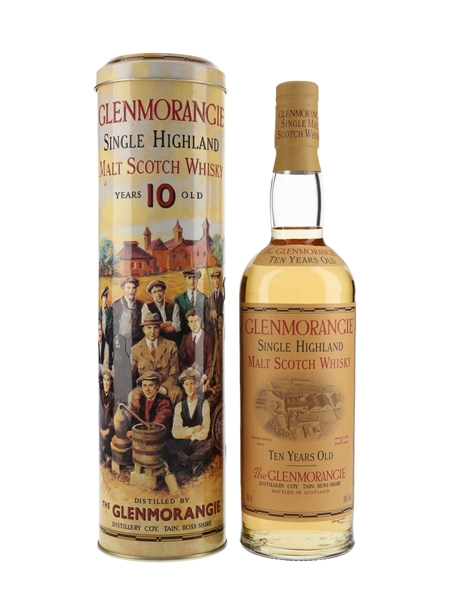 Glenmorangie 10 Year Old Bottled 1990s - 16 Men Of Tain Tin 70cl / 40%