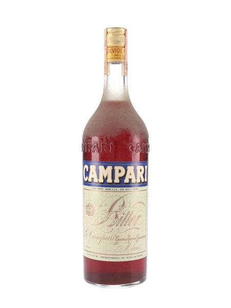 Campari Bitter Bottled 1970s 100cl / 25%