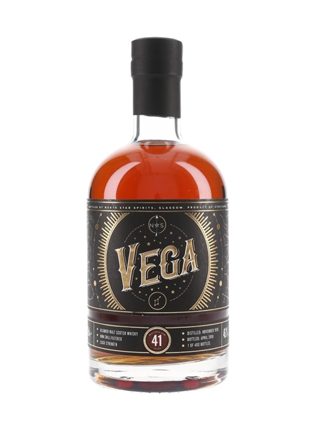 Vega 1976 41 Year Old Cask Strength Bottled 2018 - North Star 70cl / 46.1%