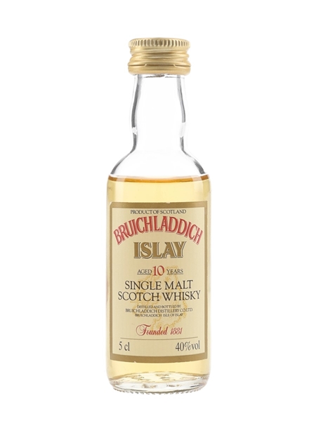 Bruichladdich 10 Year Old Bottled 1990s 5cl / 40%