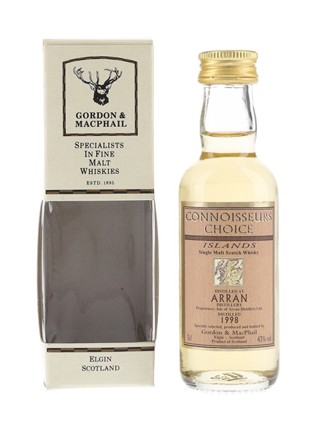 Arran 1998 Connoisseurs Choice Bottled 2000s - Gordon & MacPhail 5cl / 43%