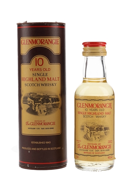 Glenmorangie 10 Year Old Bottled 1980s 5cl / 40%