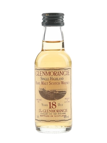 Glenmorangie 18 Year Old Bottled 1990s-2000s 5cl / 43%