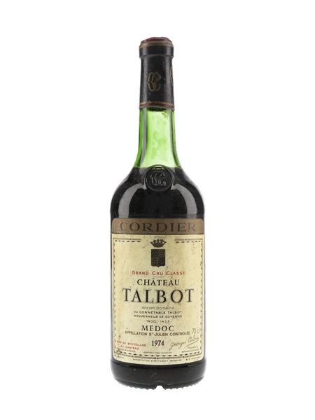 Chateau Talbot 1974 Grand Cru Classe - Saint Julien 73cl