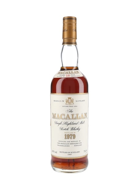 Macallan 1979 18 Year Old Bottled 1997 75cl / 43%