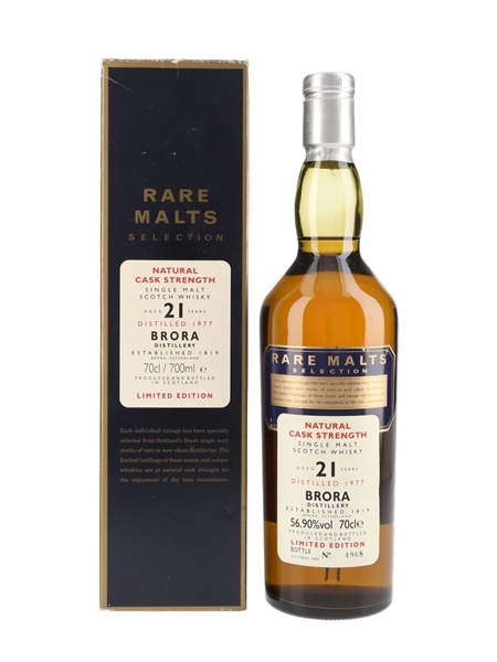 Brora 1977 21 Year Old Bottled 1998 - Rare Malts Selection 70cl / 56.9%