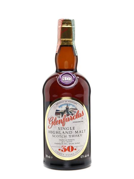 Glenfarclas 30 Years Old Old Presentation Circa 2000 70cl