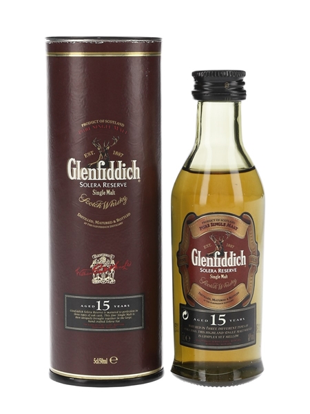 Glenfiddich 15 Year Old Solera Reserve 5cl / 40%