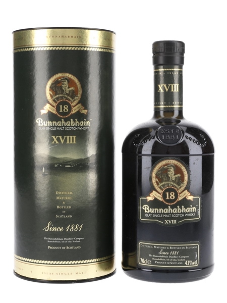 Bunnahabhain 18 Year Old  70cl / 43%