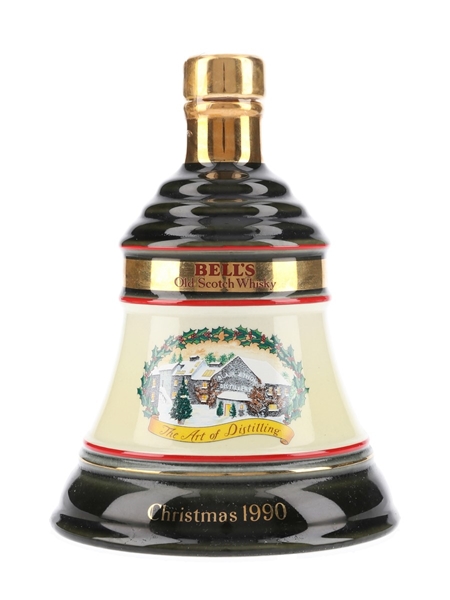 Bell's Christmas 1990 Ceramic Decanter The Art Of Distilling 75cl / 43%