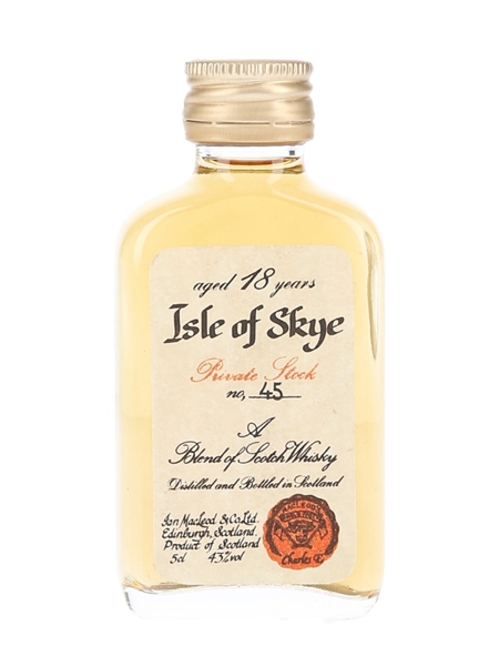 Macleod's Isle Of Skye 18 Year Old Private Stock No.45 5cl / 43%