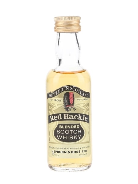 Red Hackle Bottled 1970s 5cl / 40%