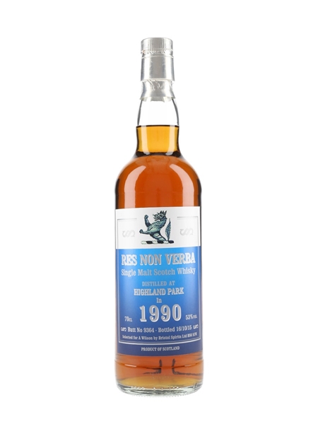 Highland Park 1990 Res Non Verba Bottled 2015 - Bristol Spirits 70cl / 53%