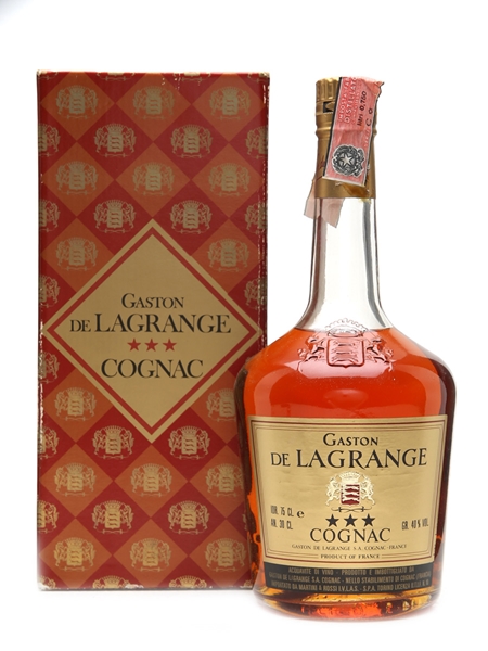 Gaston De Lagrange 3 Star Cognac Bottled 1970s 75cl