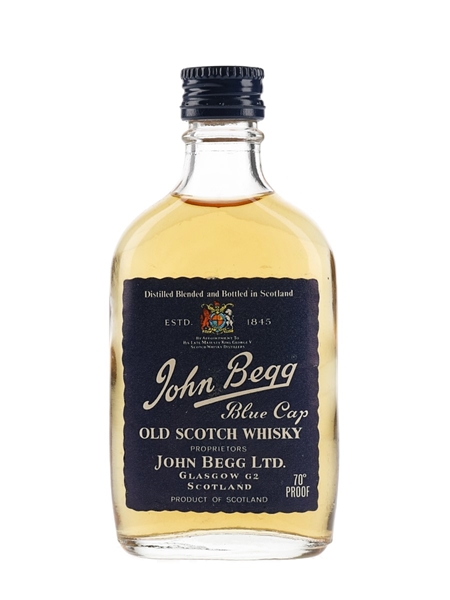 John Begg Blue Cap Bottled 1970s 5cl / 40%