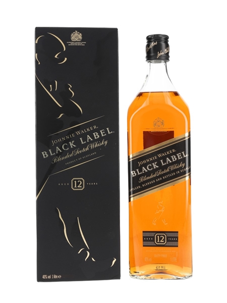 Johnnie Walker Black Label 12 Year Old Duty Free 100cl / 40%