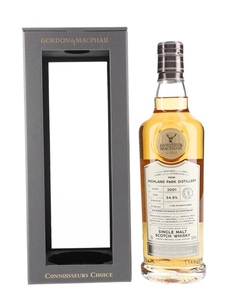 Highland Park 2001 17 Year Old Bottled 2019 - The Whisky Exchange 20th Anniversary 70cl / 54.9%