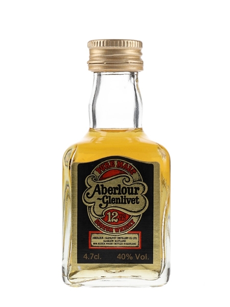 Aberlour Glenlivet 12 Year Old Bottled 1980s 4.7cl / 40%