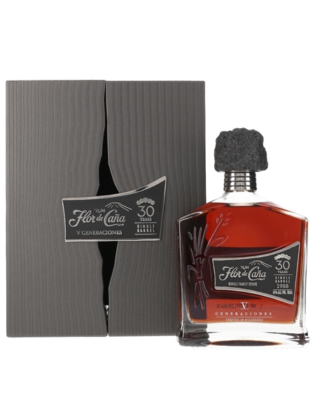 Flor De Cana V Generaciones 30 Year Old 1988 Single Barrel 70cl / 45%