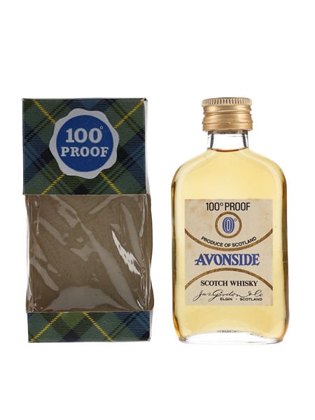 Avonside 100 Proof Bottled 1970s - James Gordon & Co. 5cl / 57%