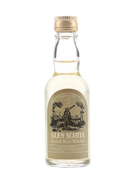 Glen Scotia 5 Year Old Bottled 1970s 5cl