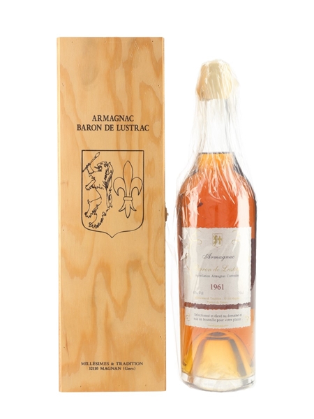 Baron De Lustrac 1961 Bas Armagnac  70cl / 40%