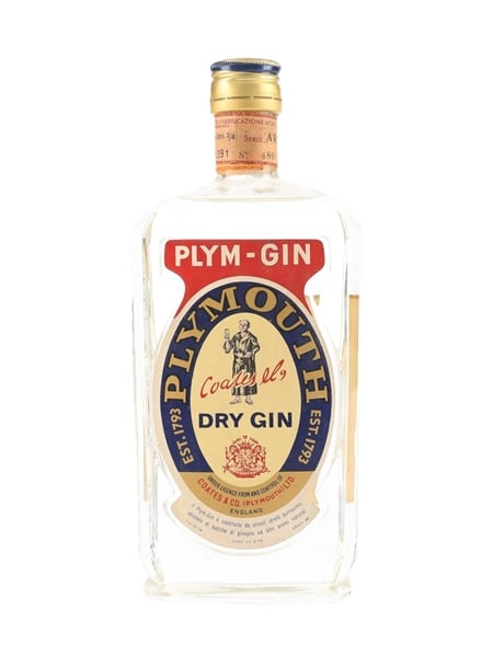 Coates & Co. Plym Gin Bottled 1960s - Stock 75cl / 46%