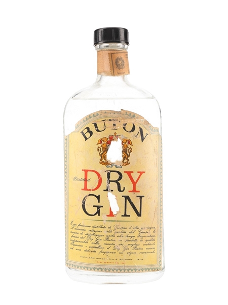 Buton Dry Gin Bottled 1950s 75cl / 45%