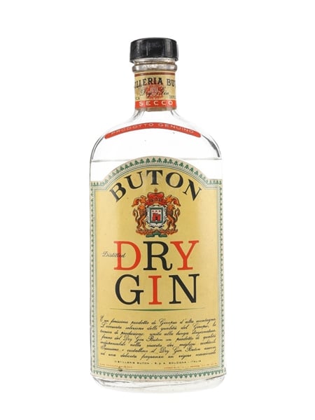 Buton Dry Gin Bottled 1950s 75cl / 45%