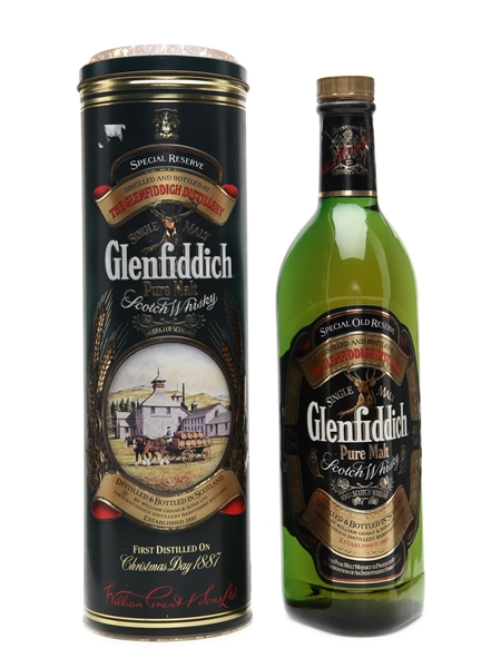 Glenfiddich Pure Malt Bottled 1980s 75cl