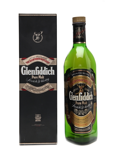 Glenfiddich Pure Malt Bottled 1980s 75cl