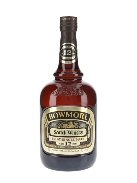 Bowmore 12 Year Old Bottled 1980s 100cl / 43%