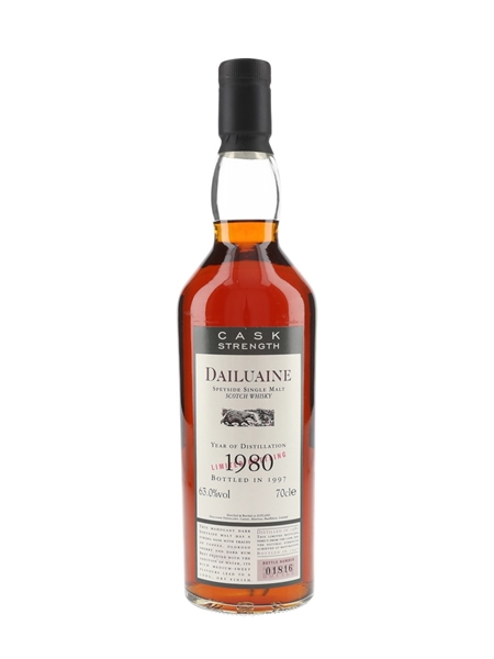 Dailuaine 1980 Bottled 1997 - Flora & Fauna 70cl / 63%