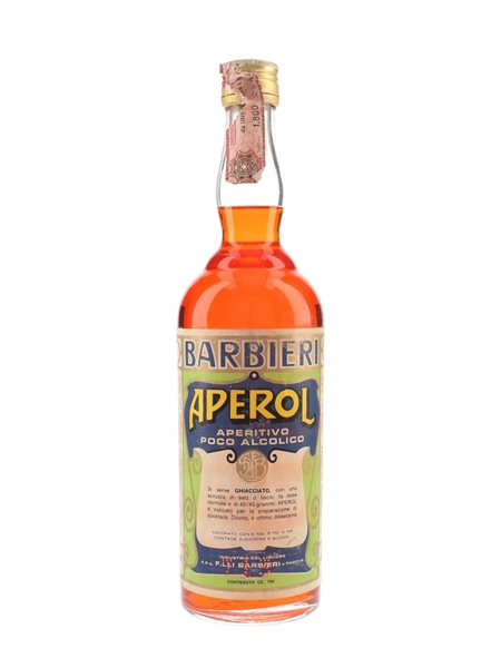 Aperol Barbieri Bottled 1970s 75cl / 11%