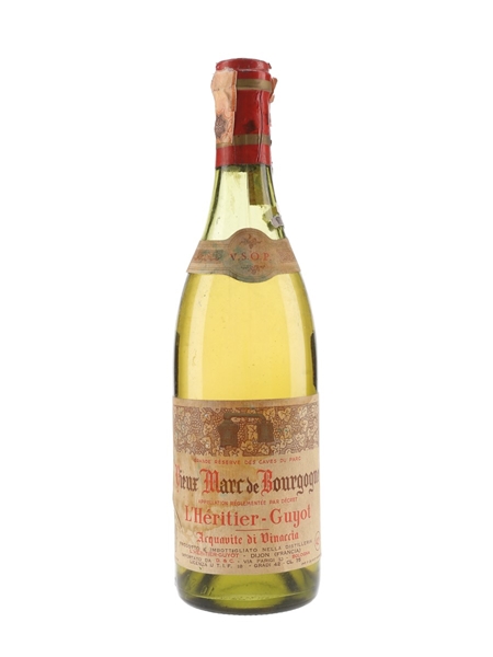 L'Heritier Guyot Vieux Marc De Bourgogne VSOP Bottled 1960s-1970s - D&C 75cl / 42%