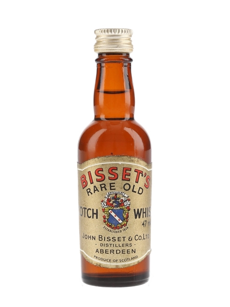 Bisset's Rare Old Scotch Whisky Bottled 1950s-1960s 4.7cl / 40%