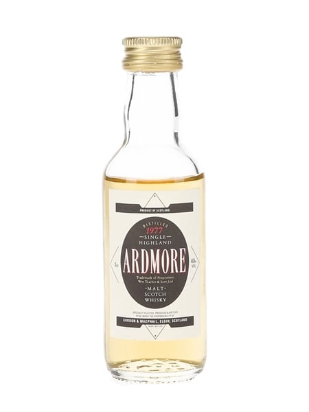 Ardmore 1977 Bottled 1990s - Gordon & MacPhail 5cl / 40%